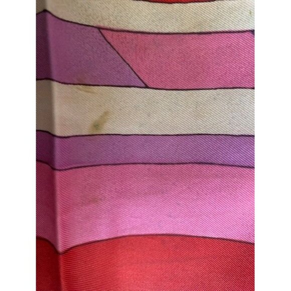 Vintage Womens All Acetate Red Pink & Purple Satin Scarf Made in Japan 13”x55” - Picture 4 of 14